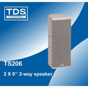 TS206 Dual 6,5” Loudspeaker Enclosure