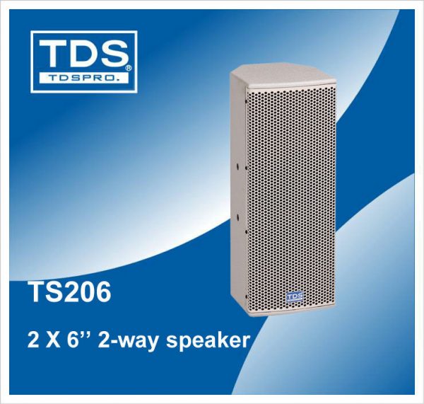 TS206 Dual 6,5” Loudspeaker Enclosure